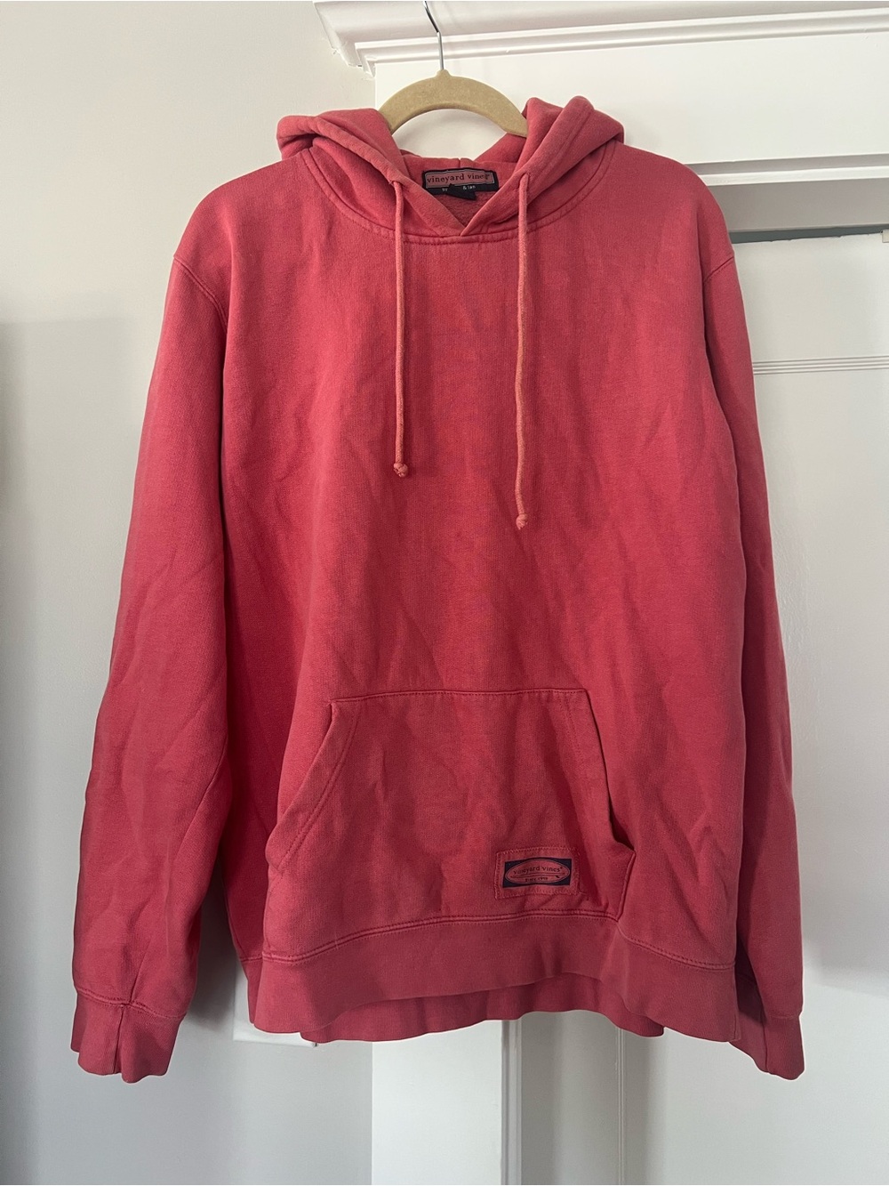 Vineyard Vines Coral Red Pullover Hoodie